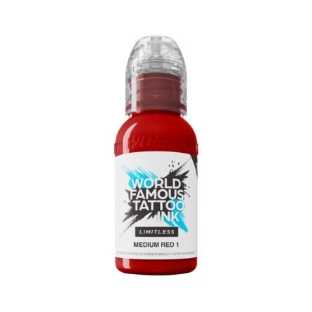 WORLD FAMOUS LIMITLESS TATTOO INK - MEDIUM RED 1 30ML