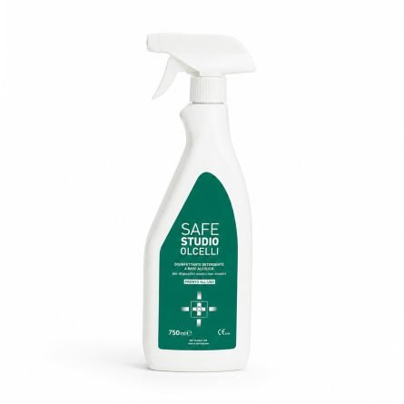 SAFE STUDIO - DISINFETTANTE DETERGENTE A BASE ALCOLICA - 750 ML